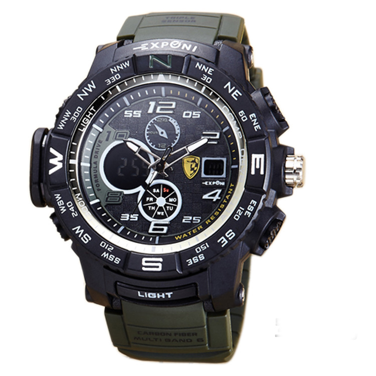 Men Movement Watch  Depth Waterproof diving Luminous Multifunction Digital Watch  Waterproof Watch