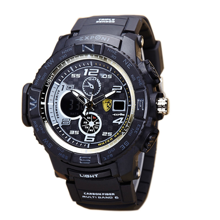 Men Movement Watch  Depth Waterproof diving Luminous Multifunction Digital Watch  Waterproof Watch