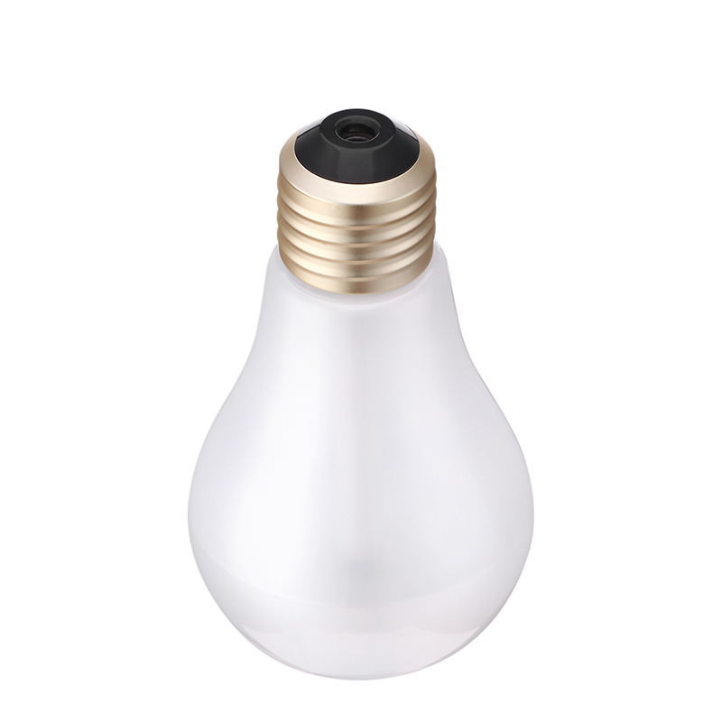 Colorful Light Bulb Humidifier Office Desktop Humidifier   Built-in Micro View Night View Lights