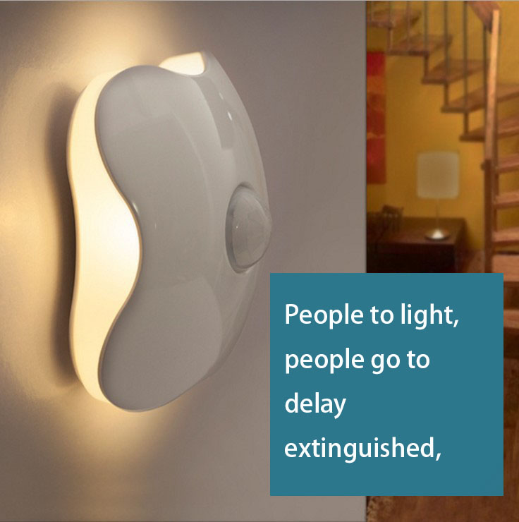 Led Light Control Induction Night light Intelligent Human Body Induction Night Light