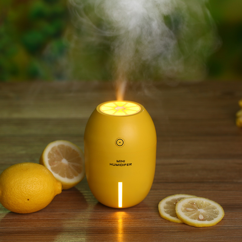 Lemon Humidifier Colorful Humidifier  Home Office Desktop Humidifier Night light