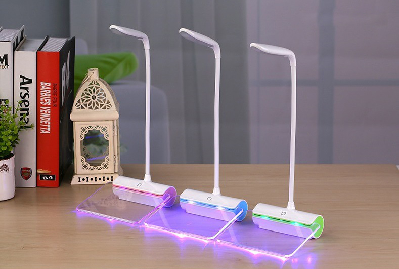 Creative Gift Lamp Fun light Charge LED Bedside lamp USb fluorescent plate Night Light