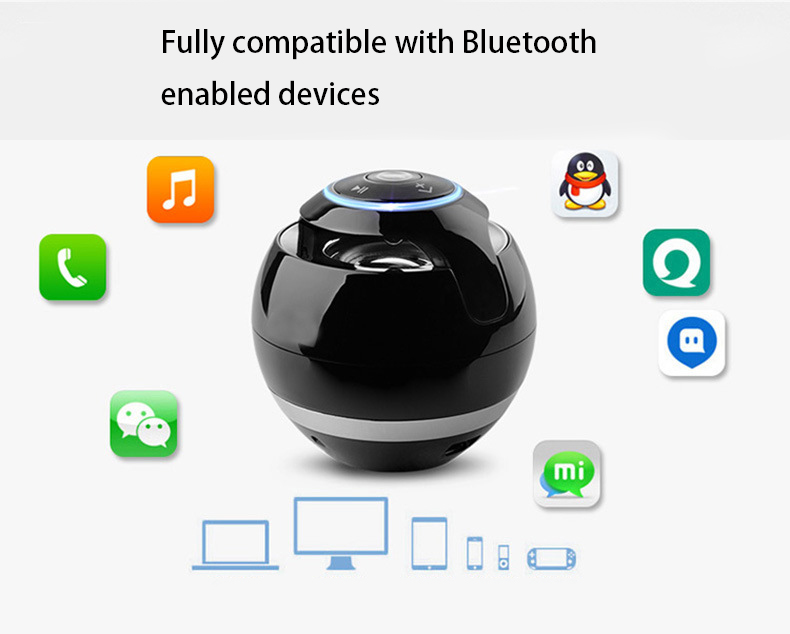 Wireless Bluetooth Speaker Portable Mini bass Card Radio Small Speakers Mobile Phone Sound