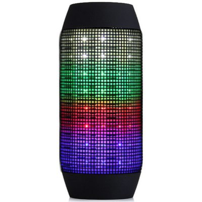 Music Pulsation Colorful Wireless Bluetooth Speaker LED Lights Card Sound Portable Bass
