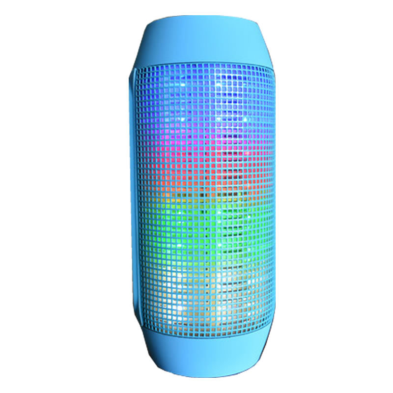 Music Pulsation Colorful Wireless Bluetooth Speaker LED Lights Card Sound Portable Bass
