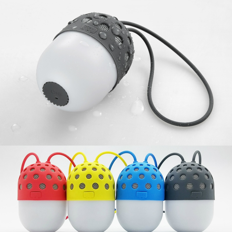 Wireless Bluetooth Speaker Colorful LED Lights Outdoor Waterproof Portable Mini lantern Small Sound