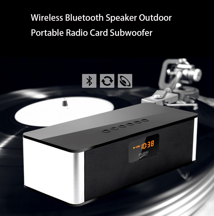 Wireless Bluetooth Speaker Outdoor Portable Radio Card bass Mini 4.0 Small Sound