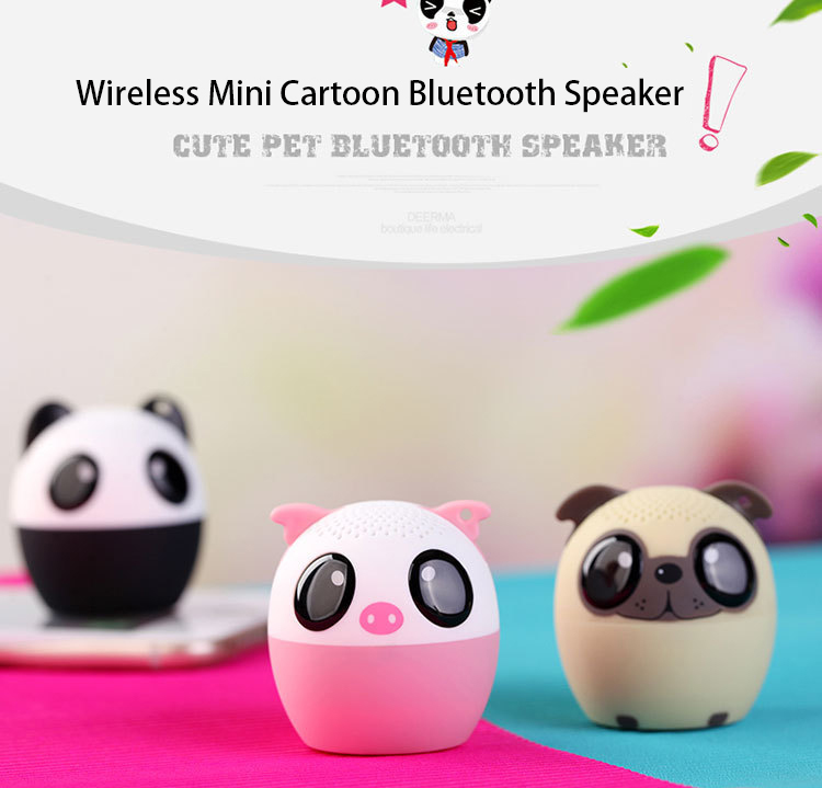 Wireless Mini Cartoon Bluetooth Speaker Outdoor Portable Small Sound Mobile Phone MINI Bass
