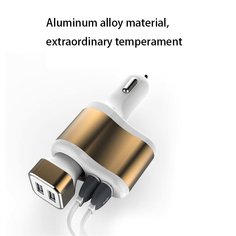 Car Mobile phone Charger Multifunction Double mouth USB Car charger