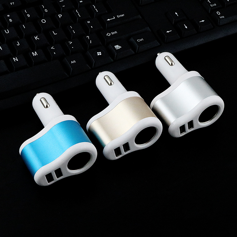 Car Mobile phone Charger Multifunction Double mouth USB Car charger