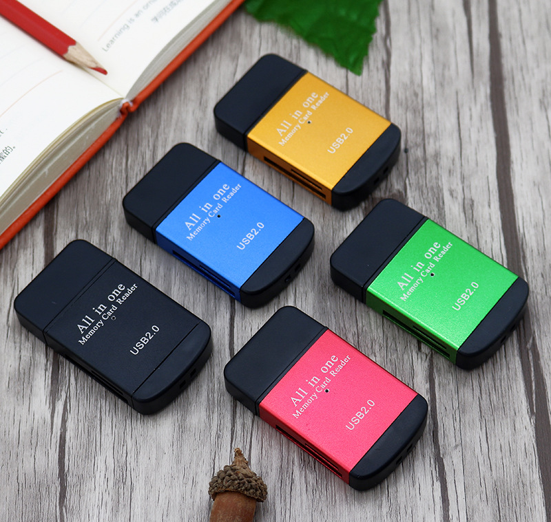 Four in One High Speed Card Reader   Multifunction TF Micro SD Card Mobile Phone Camera Memory Card