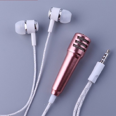 Mobile Phone Microphone K Song dedicated Mini Microphone With Headphones just Sing