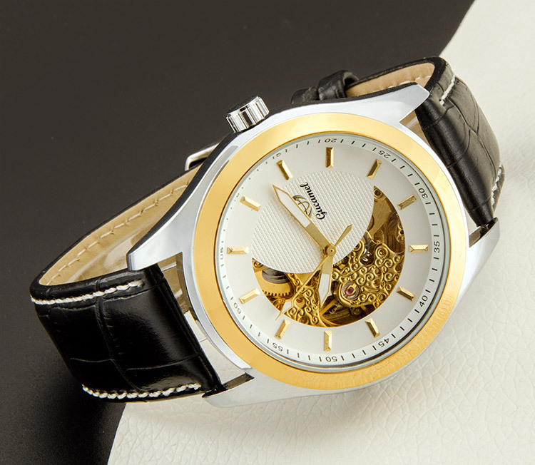 Upscale Men Hollow Watch fashion Business Fully automatic Mechanical watch