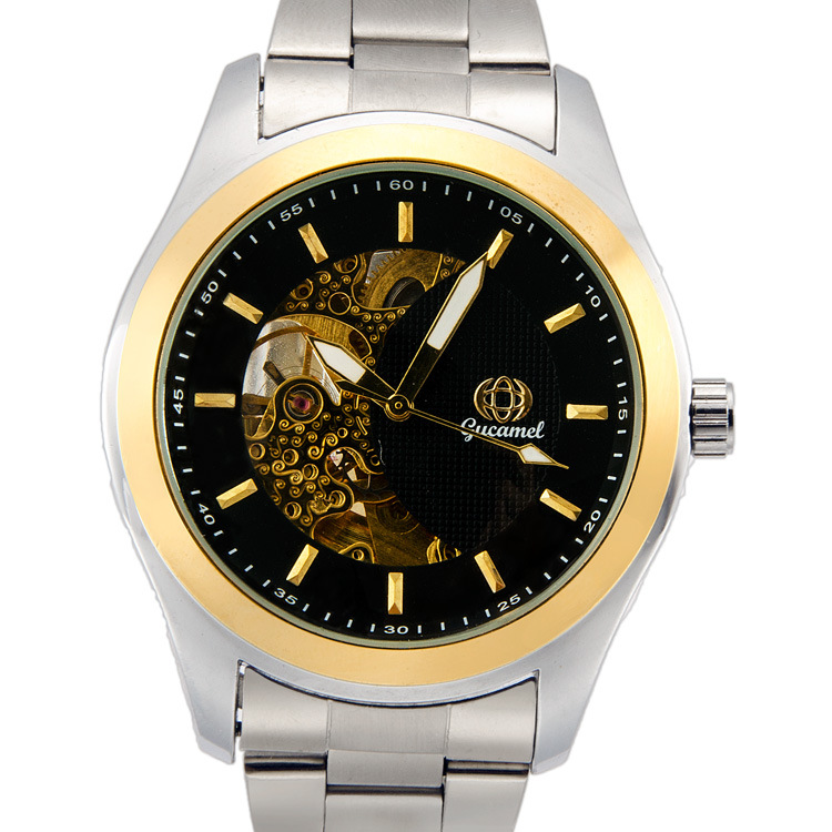 Upscale Men Hollow Watch fashion Business Fully automatic Mechanical watch