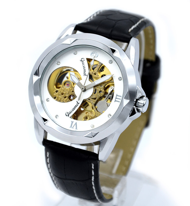 High end Men Hollow Watch Fashion Business Fully Automatic Mechanical Watch