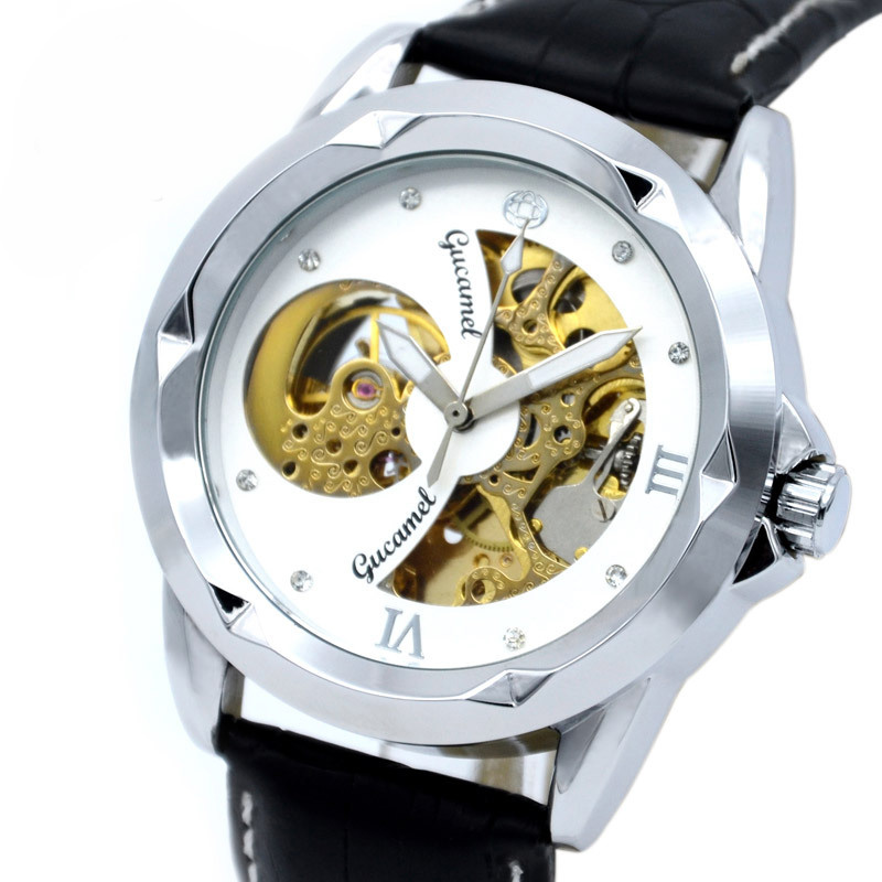 High end Men Hollow Watch Fashion Business Fully Automatic Mechanical Watch