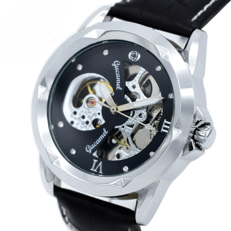 High end Men Hollow Watch Fashion Business Fully Automatic Mechanical Watch