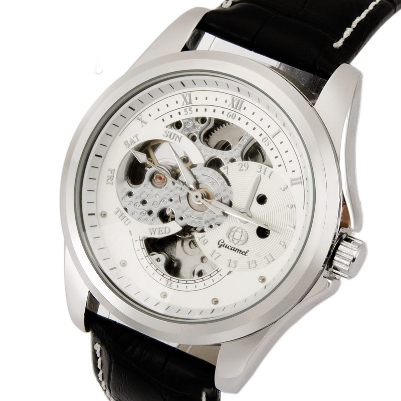Upscale Men Hollow Watch Leisure fashion Fully automatic Mechanical watch