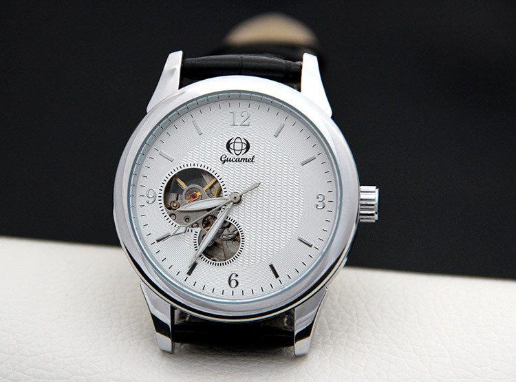 male elegant Fashion Leisure Business Fully Automatic Mechanical Watch Hollow Watch