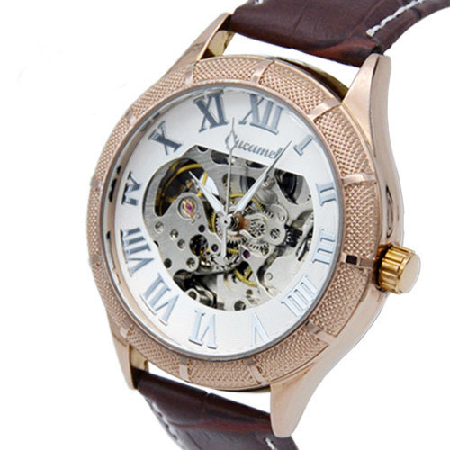 Upscale Men Hollow Watch fashion Business Fully automatic Mechanical watch