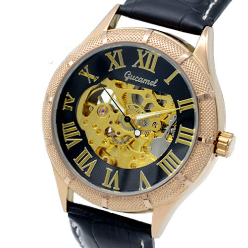 Upscale Men Hollow Watch fashion Business Fully automatic Mechanical watch