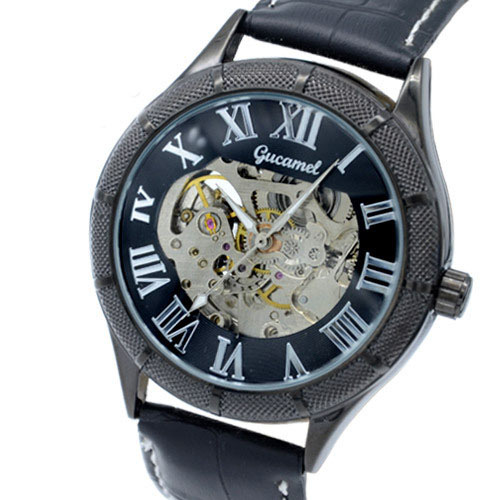 Upscale Men Hollow Watch fashion Business Fully automatic Mechanical watch