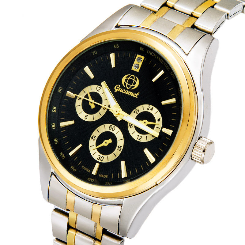 Couple Watch Korean Version Fashion Steel Strip Quartz Waterproof Trend Men and Women Watch