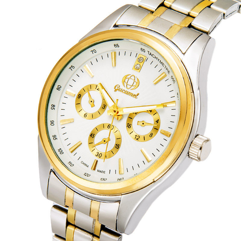 Couple Watch Korean Version Fashion Steel Strip Quartz Waterproof Trend Men and Women Watch