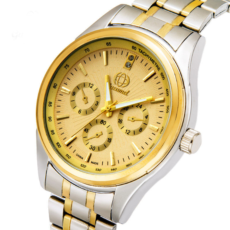 Couple Watch Korean Version Fashion Steel Strip Quartz Waterproof Trend Men and Women Watch