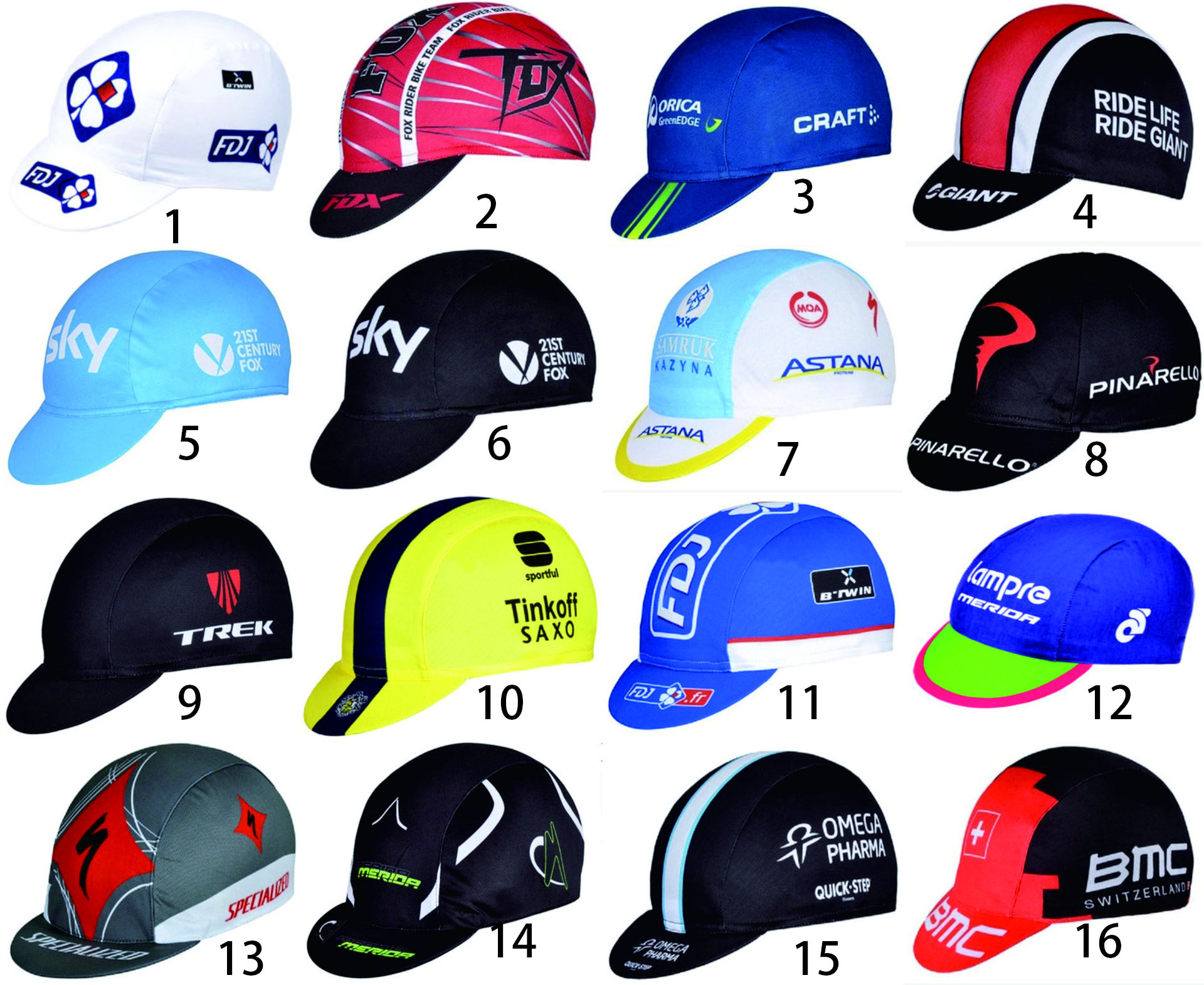 Outdoor Movement The Team Bicycle Small Cloth cap Sweat Breathable Sunscreen Riding a cap