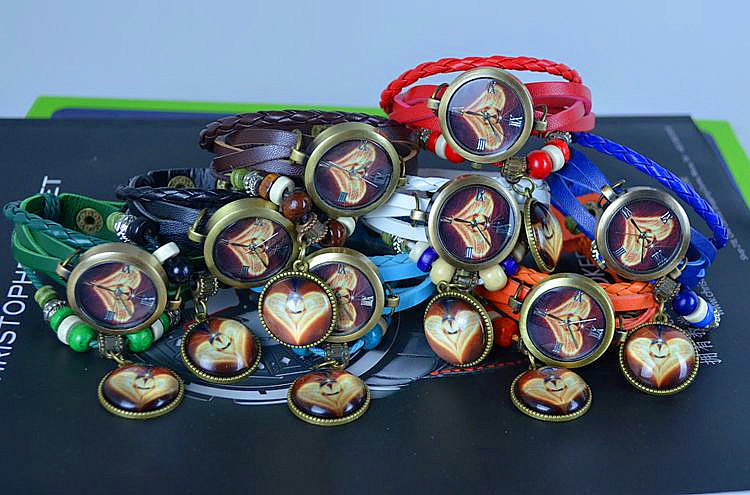 Fashion Retro sweet Time Bracelet Love Couple Watch Ms accessories Watch