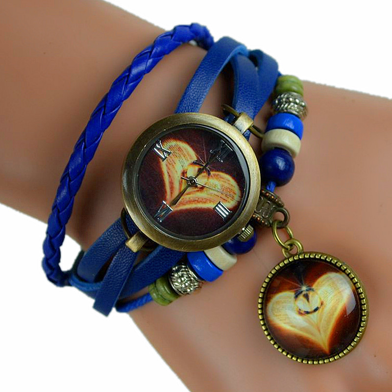 Fashion Retro sweet Time Bracelet Love Couple Watch Ms accessories Watch