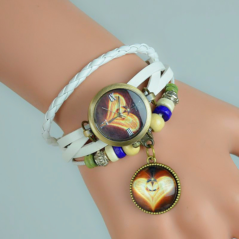 Fashion Retro sweet Time Bracelet Love Couple Watch Ms accessories Watch