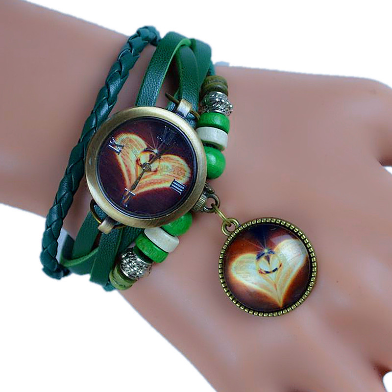 Fashion Retro sweet Time Bracelet Love Couple Watch Ms accessories Watch