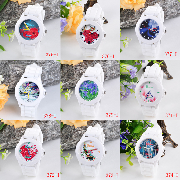 Fashion Silica gel Watch high quality fashion trend Leisure Silicone table