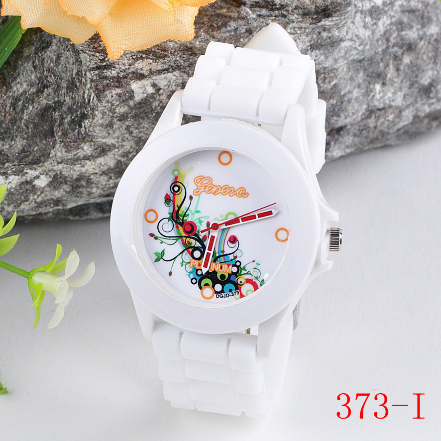Fashion Silica gel Watch high quality fashion trend Leisure Silicone table