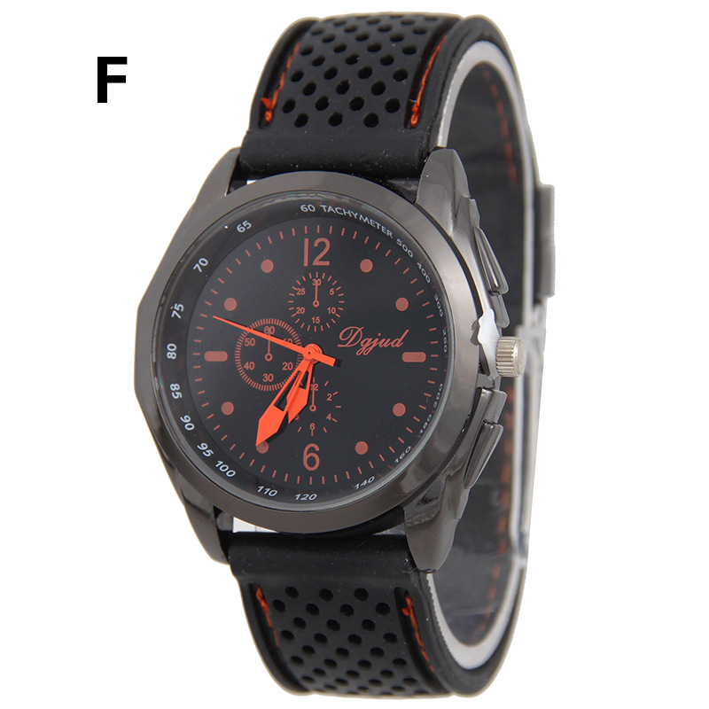 Silicone Watch Car line Watch Leisure Fashion Trend Simple Student Watch