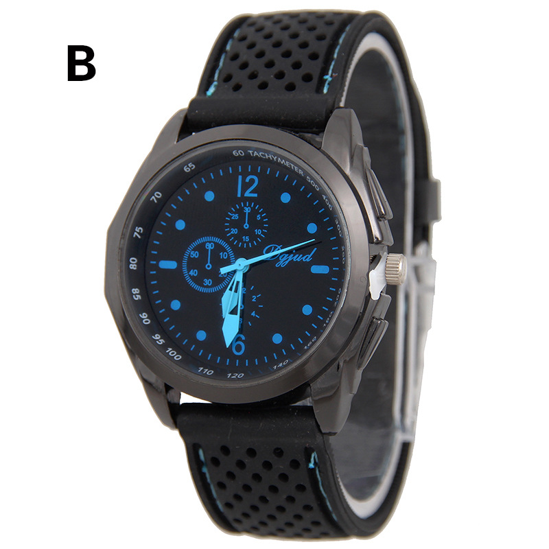 Silicone Watch Car line Watch Leisure Fashion Trend Simple Student Watch