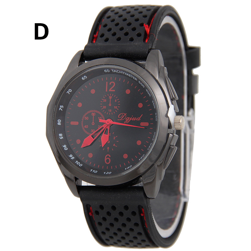 Silicone Watch Car line Watch Leisure Fashion Trend Simple Student Watch
