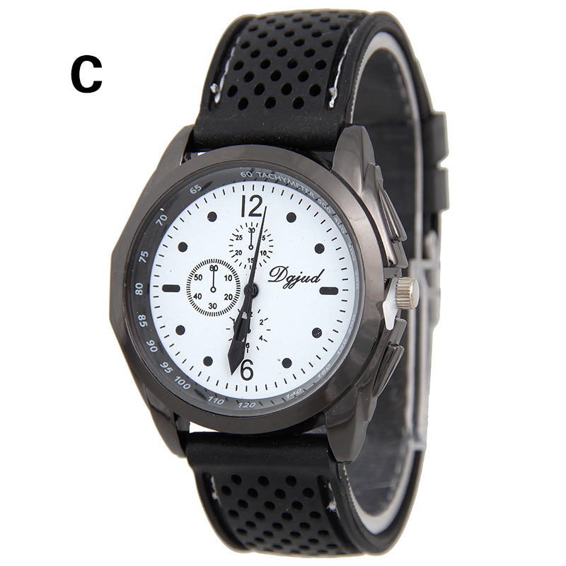 Silicone Watch Car line Watch Leisure Fashion Trend Simple Student Watch