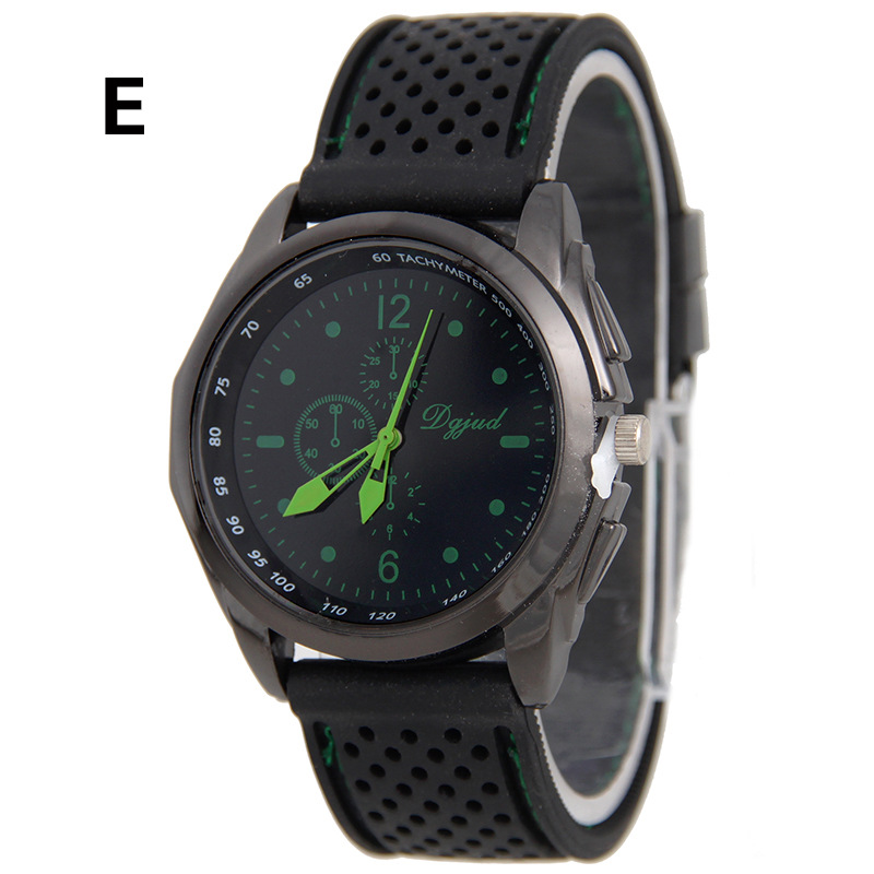 Silicone Watch Car line Watch Leisure Fashion Trend Simple Student Watch