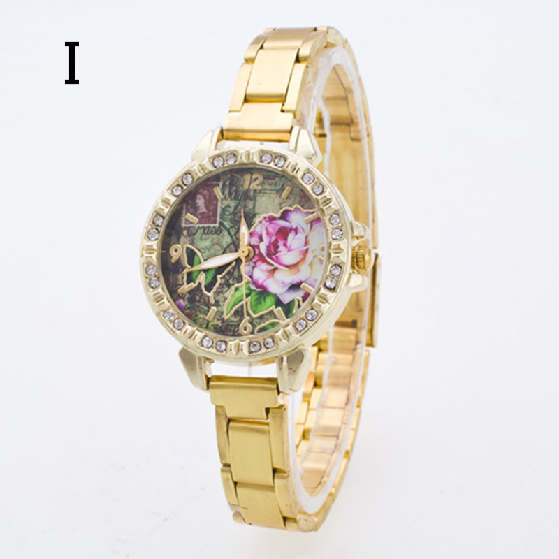 The New Diamond Bracelet Bracelet Watch Fine Steel Belt Female Jewelry Fashion Watch