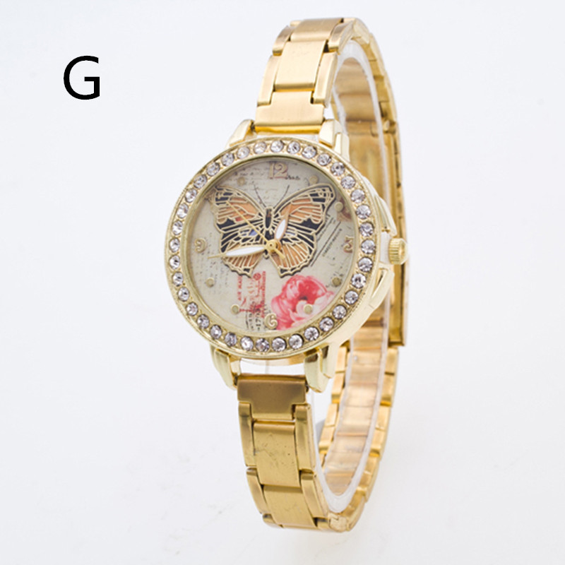 The New Diamond Bracelet Bracelet Watch Fine Steel Belt Female Jewelry Fashion Watch