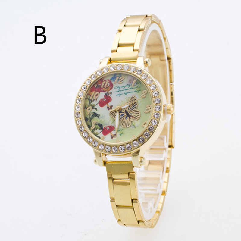 The New Diamond Bracelet Bracelet Watch Fine Steel Belt Female Jewelry Fashion Watch