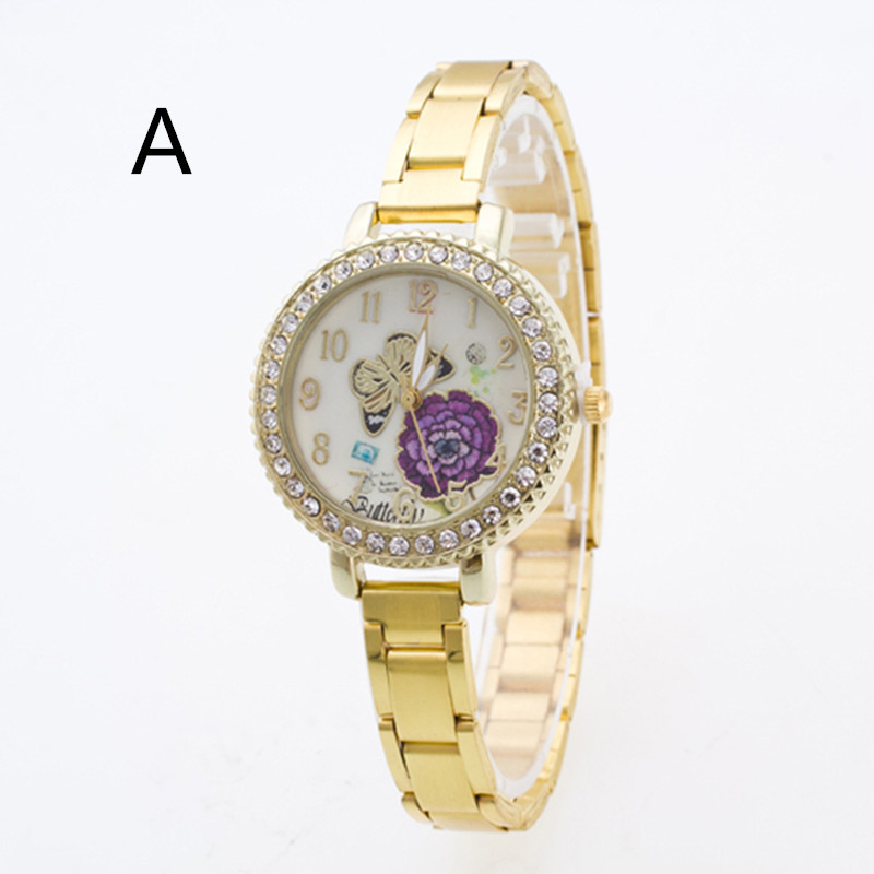 The New Diamond Bracelet Bracelet Watch Fine Steel Belt Female Jewelry Fashion Watch