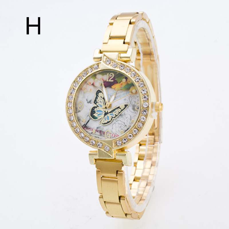 The New Diamond Bracelet Bracelet Watch Fine Steel Belt Female Jewelry Fashion Watch