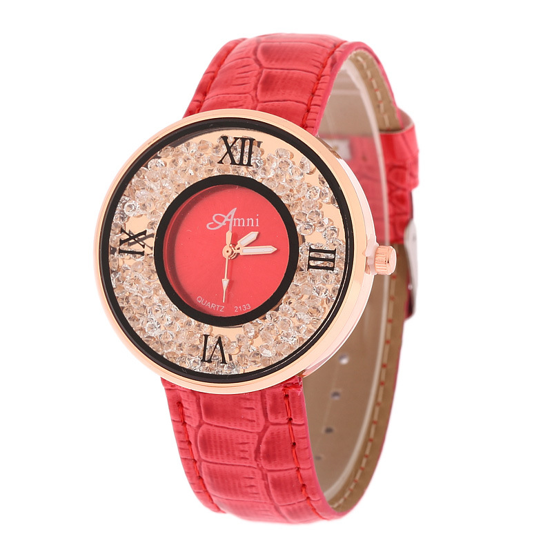 Ms Watch Western style Fashion Full Diamond Quicksand Female Models Watch Ms Watch