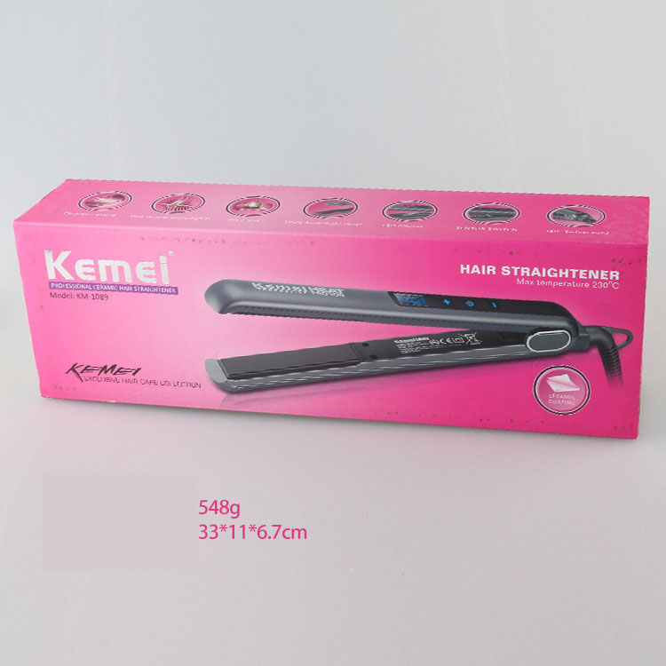 Touch screen ceramics Negative ions Hair care Straightener Straight hair Plywood  Perm