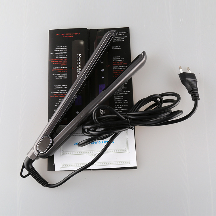 Touch screen ceramics Negative ions Hair care Straightener Straight hair Plywood  Perm