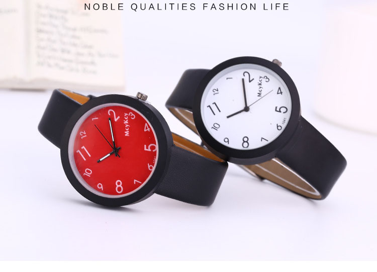 Jelly disc Small size Case 12 numbers Scale dial   trend Watch Belt Watch female